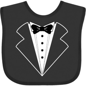 Tuxedo-Silicone-Bib